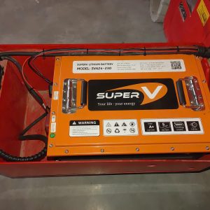 Lắp đặt Pin Lithium Superv 25.6V (SVA24-280) cho xe nâng người